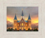 Provo City Center Temple Burning Sky