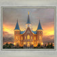 Provo City Center Temple Burning Sky