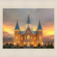 Provo City Center Temple Burning Sky