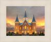 Provo City Center Temple Burning Sky