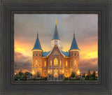 Provo City Center Temple Burning Sky