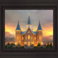 Provo City Center Temple Burning Sky