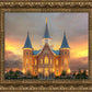 Provo City Center Temple Burning Sky