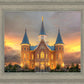 Provo City Center Temple Burning Sky
