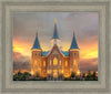 Provo City Center Temple Burning Sky