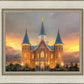 Provo City Center Temple Burning Sky