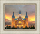 Provo City Center Temple Burning Sky