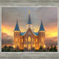 Provo City Center Temple Burning Sky