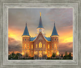 Provo City Center Temple Burning Sky