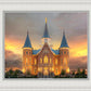 Provo City Center Temple Burning Sky