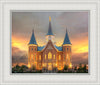 Provo City Center Temple Burning Sky