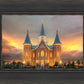 Provo City Center Temple Burning Sky