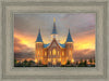 Provo City Center Temple Burning Sky