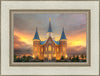 Provo City Center Temple Burning Sky