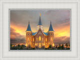 Provo City Center Temple Burning Sky