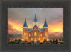 Provo City Center Temple Burning Sky