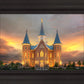 Provo City Center Temple Burning Sky