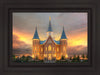 Provo City Center Temple Burning Sky