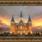Provo City Center Temple Burning Sky