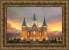 Provo City Center Temple Burning Sky