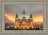 Provo City Center Temple Burning Sky