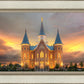 Provo City Center Temple Burning Sky