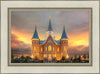 Provo City Center Temple Burning Sky