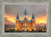 Provo City Center Temple Burning Sky