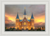 Provo City Center Temple Burning Sky