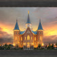 Provo City Center Temple Burning Sky