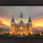 Provo City Center Temple Burning Sky
