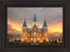 Provo City Center Temple Burning Sky