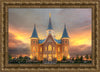 Provo City Center Temple Burning Sky