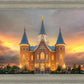 Provo City Center Temple Burning Sky