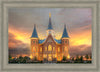 Provo City Center Temple Burning Sky