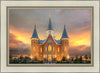 Provo City Center Temple Burning Sky