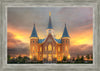 Provo City Center Temple Burning Sky