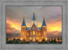 Provo City Center Temple Burning Sky