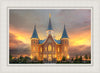 Provo City Center Temple Burning Sky