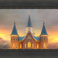 Provo City Center Temple Burning Sky