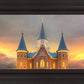 Provo City Center Temple Burning Sky