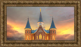 Provo City Center Temple Burning Sky