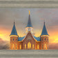 Provo City Center Temple Burning Sky