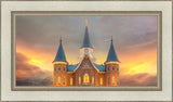 Provo City Center Temple Burning Sky