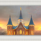 Provo City Center Temple Burning Sky