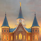 Provo City Center Temple Burning Sky
