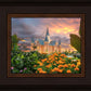 Provo City Center Temple Orange Flowers