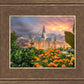 Provo City Center Temple Orange Flowers