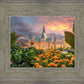 Provo City Center Temple Orange Flowers