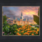 Provo City Center Temple Orange Flowers